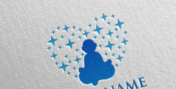 Шаблон логотипа на тему графика