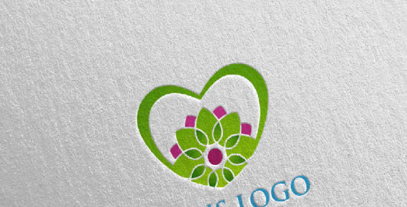 Шаблон логотипа на тему графика