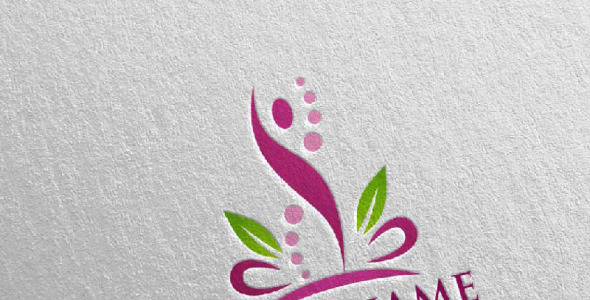 Шаблон логотипа на тему графика