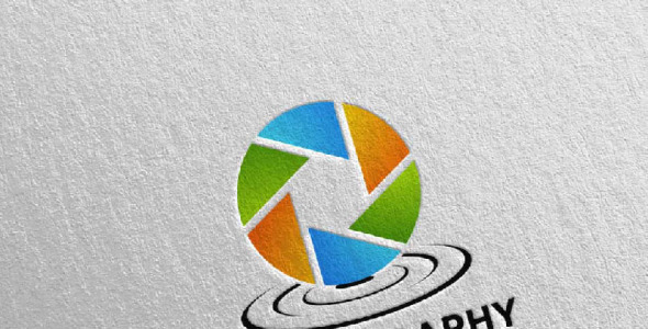 Шаблон логотипа на тему графика