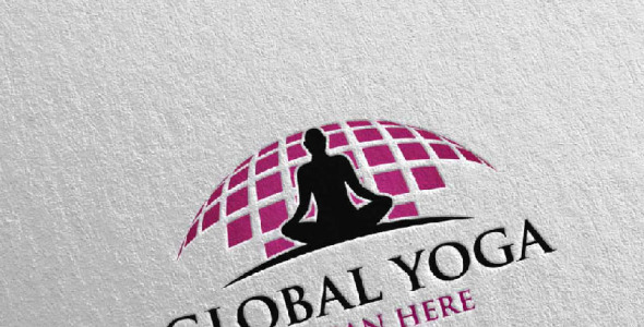 Шаблон логотипа на тему графика