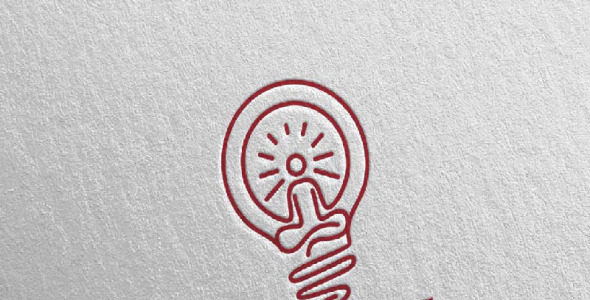 Шаблон логотипа на тему графика