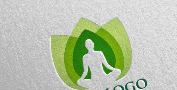 Шаблон логотипа на тему графика