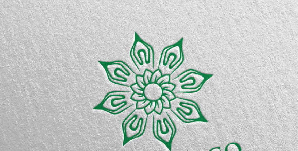 Шаблон логотипа на тему графика