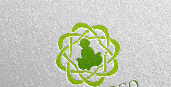 Шаблон логотипа на тему графика