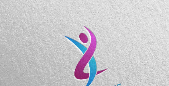 Шаблон логотипа на тему графика