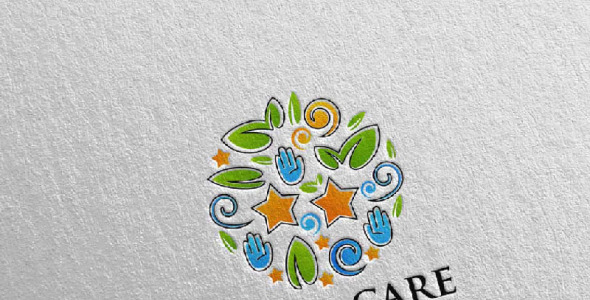 Шаблон логотипа на тему графика