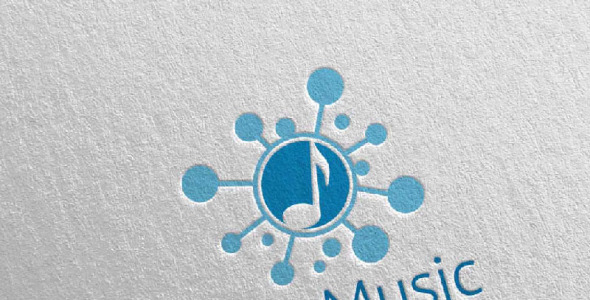 Шаблон логотипа на тему графика