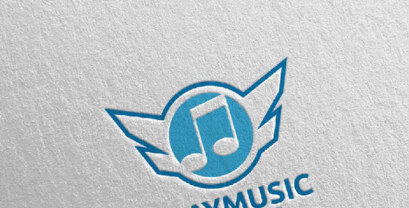 Шаблон логотипа на тему графика