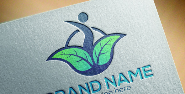 Шаблон логотипа на тему графика