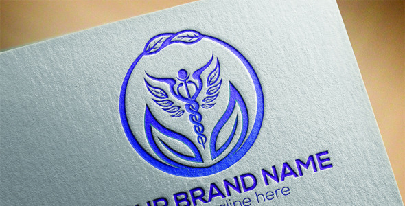 Шаблон логотипа на тему графика