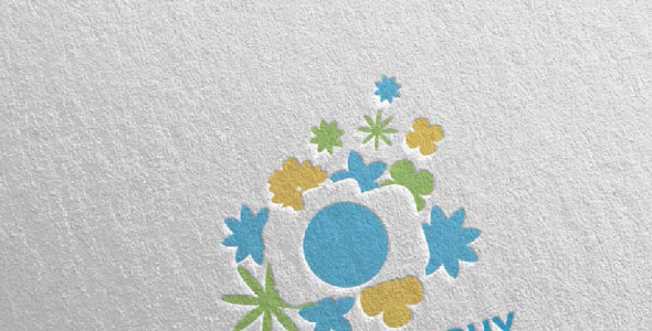 Шаблон логотипа на тему графика