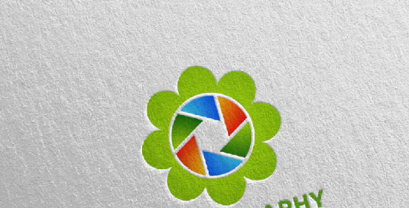 Шаблон логотипа на тему графика