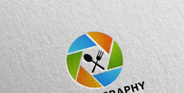 Шаблон логотипа на тему графика