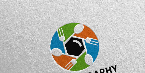 Шаблон логотипа на тему графика