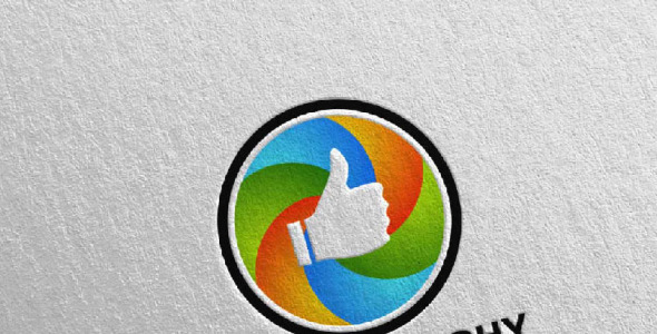 Шаблон логотипа на тему графика