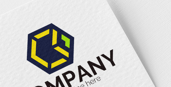 Шаблон логотипа на тему графика