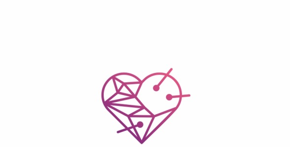 Шаблон логотипа на тему графика