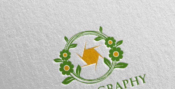 Шаблон логотипа на тему графика