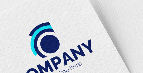 Шаблон логотипа на тему графика