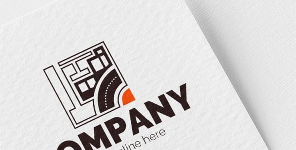 Шаблон логотипа на тему графика