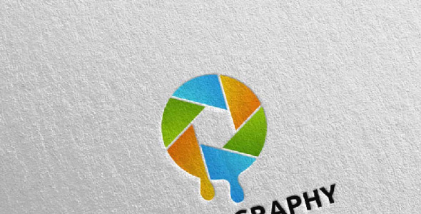 Шаблон логотипа на тему графика