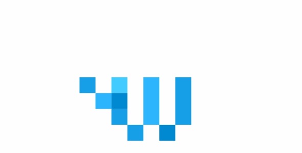 Шаблон логотипа на тему графика