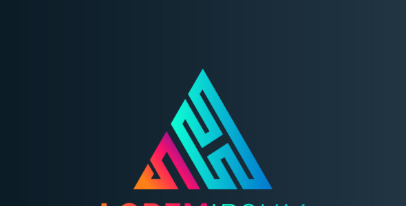 Шаблон логотипа на тему графика