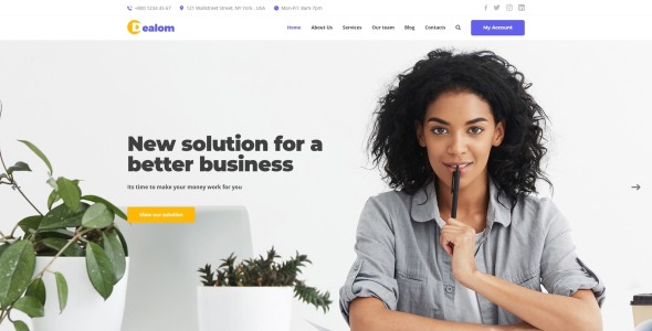 бизнес консалтинг отзывчивый классический шаблон joomla