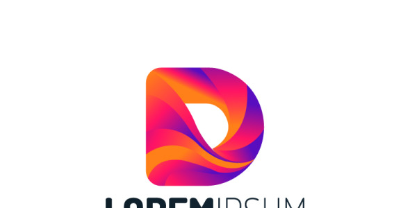 Шаблон логотипа на тему графика