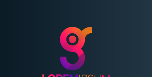 Шаблон логотипа на тему графика