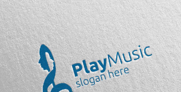 Шаблон логотипа на тему графика