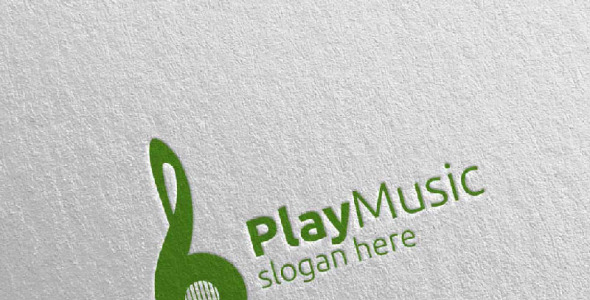 Шаблон логотипа на тему графика