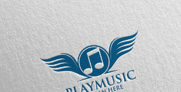 Шаблон логотипа на тему графика