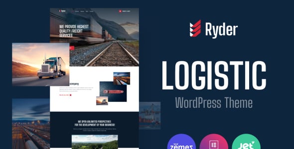 логистический дизайн сайта для движущихся компаний wordpress тема