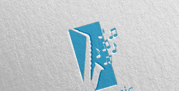 Шаблон логотипа на тему графика