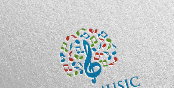 Шаблон логотипа на тему графика