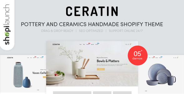 керамика и керамика ручной работы тема shopify