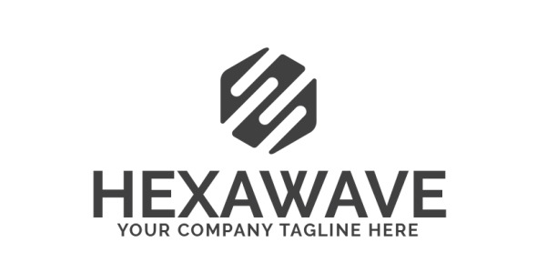 Шаблон логотипа на тему графика