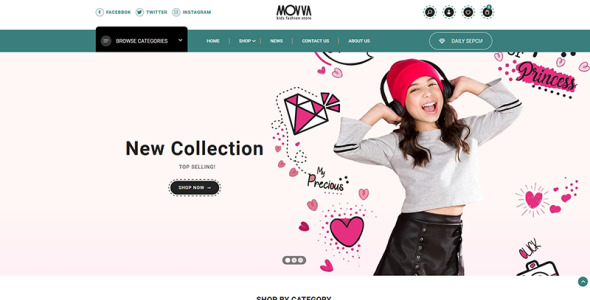 The Baby kids fashion premium Shopify Theme