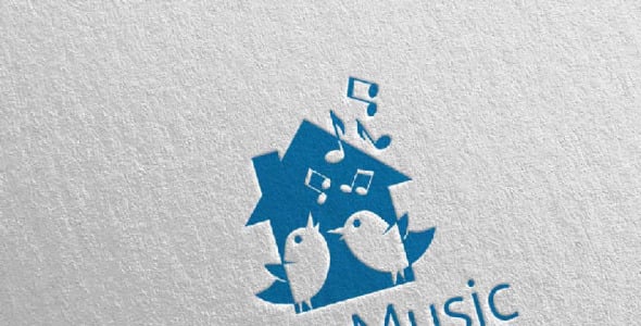 Шаблон логотипа на тему графика