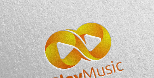 Шаблон логотипа на тему графика