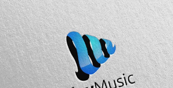 Шаблон логотипа на тему графика