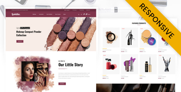 шаблон opencart магазина косметики