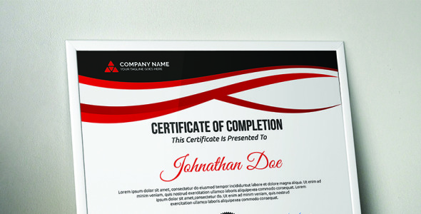 Шаблон сертификата на тему графика