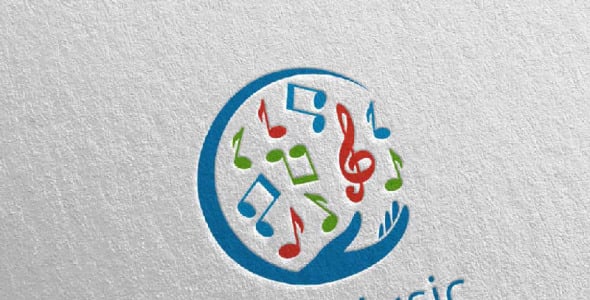 Шаблон логотипа на тему графика