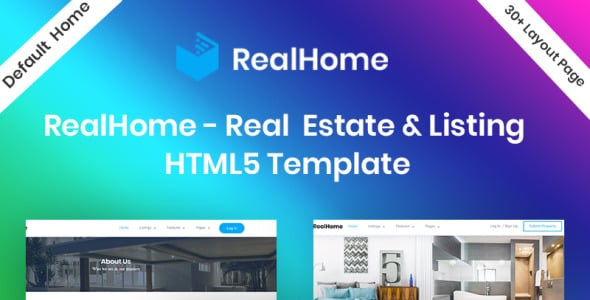 листинг и недвижимость html5 bootstrap шаблон сайта
