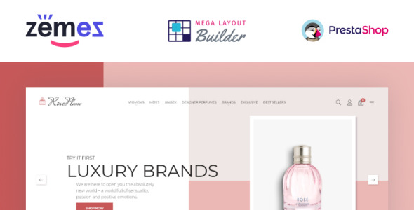 шаблон парфюмерного магазина тема prestashop