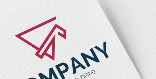 Шаблон логотипа на тему графика