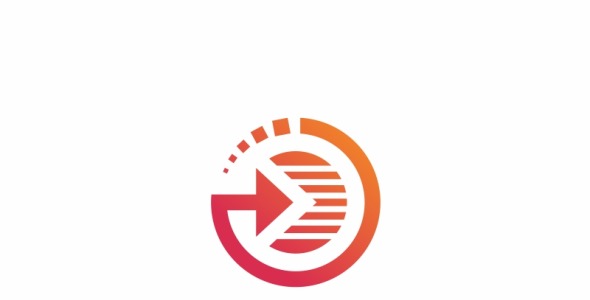 Шаблон логотипа на тему графика